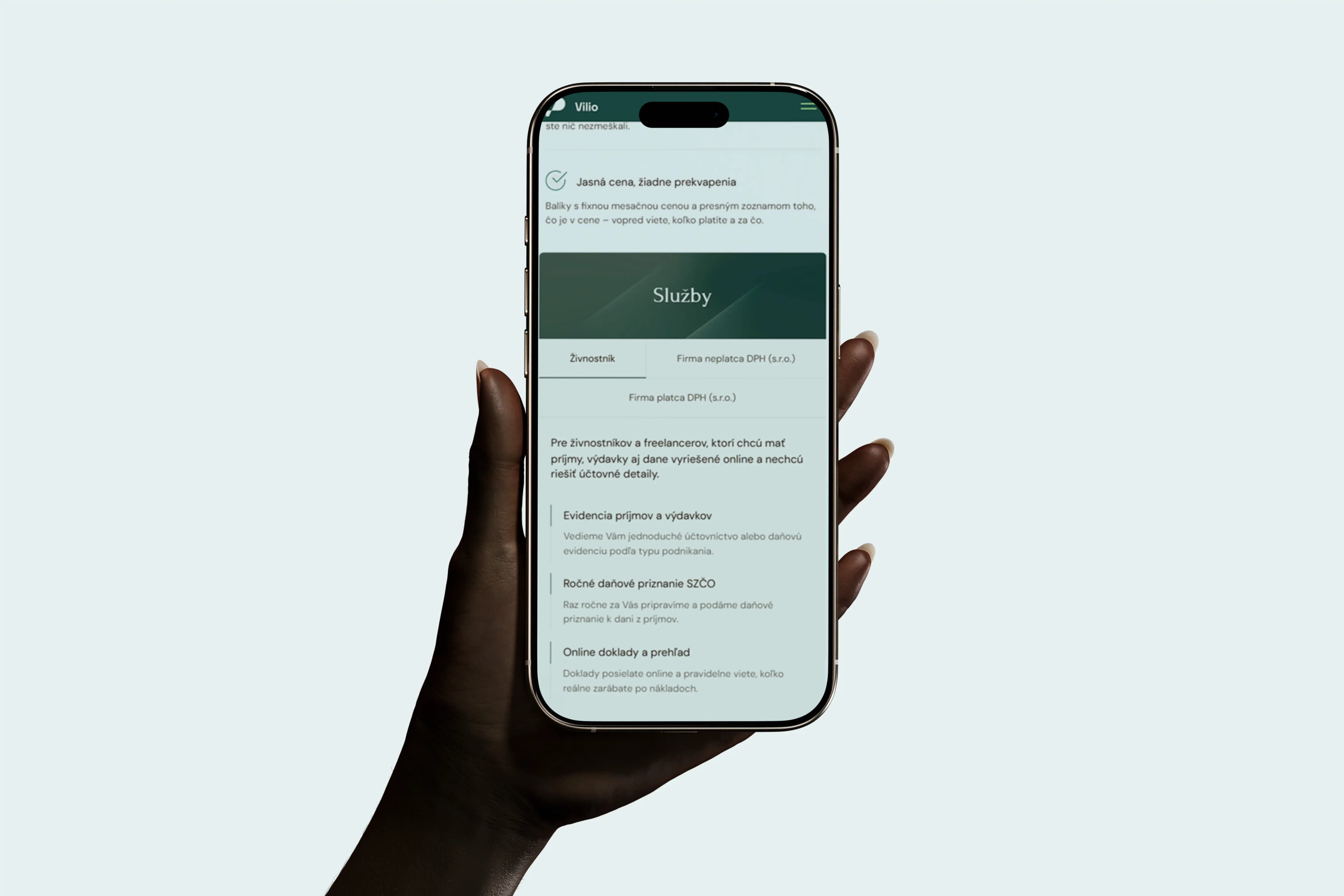 Vilio — Tvorba webstránok | Metinas